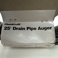 .25-in. Diameter Steel 25-Foot Light Auger for Small to Medium Drains 7710025&hellip;