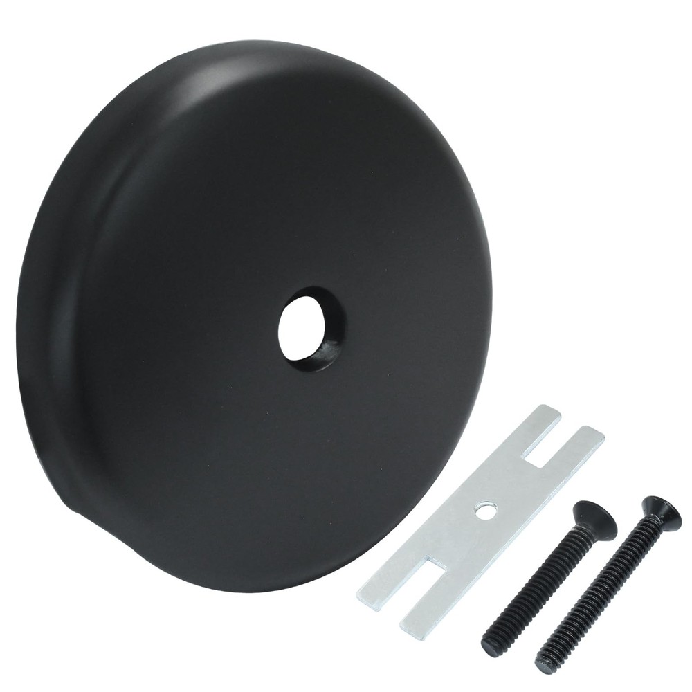 1 Pack Tub Overflow Drain Cover, Bathtub Drain Overflow Face Plate Trim Kit C&hellip;