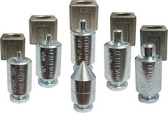 37&deg; Flaring & Double Flaring Adapter Set 3/16&Prime;-1/2&Prime; for Hydraulic Tool HVAC Auto