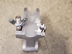Parker 420/424 Lakeland Bender 1-1/4&Prime; Tube Radius Block Shoe, 4&Prime; Radius *As-is*