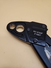 Combo Angle Head Pex Pipe Plumbing Crimping Tool for Copper Crimp F1807