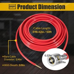 64343 Cable Assembly 50ft. For RIDGID K9-102 FlexShaft Machine