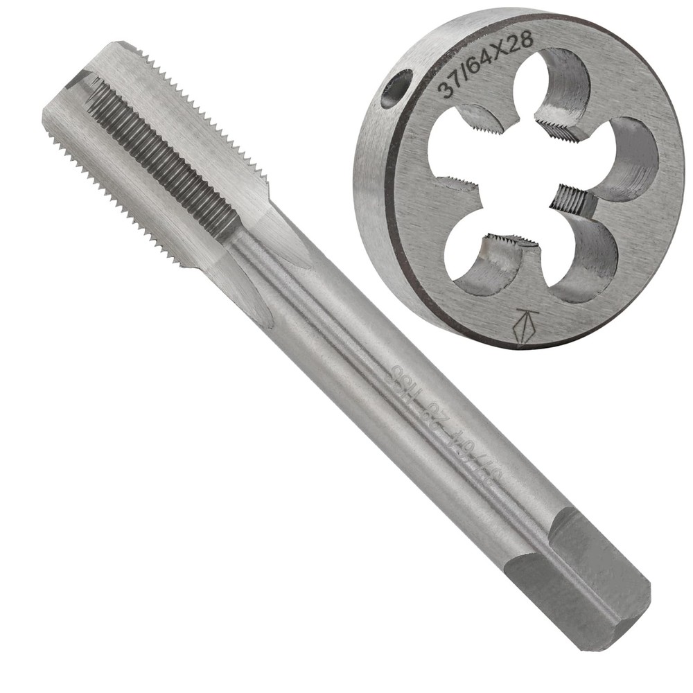 37/6428 UNF HSS Tap And Die Set Machine Thread UNS Round Die Right Hand