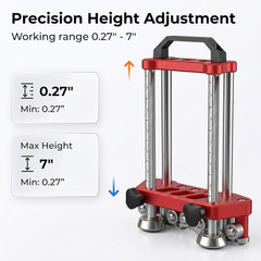 Sheet Metal Roller 2 Station Metal Bender, Metal Roofing Tools with 0-100&deg; Range