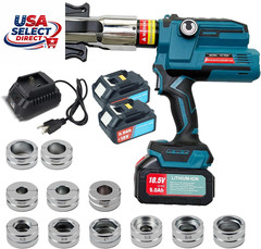 18V Cordless Pro Press Tool for Copper & PEX Pipes with Dies