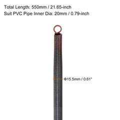 Spring Bender 15.5mm OD 550mm Long Bending Spring Conduit Spring Red