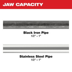 Milwaukee 49-16-2696 Black Iron Durable Press Jaw 1/2&Prime; &ndash; 1&Prime; Kit