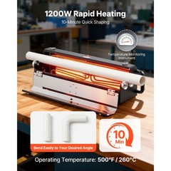 PVC Conduit Heater 1/ 2 to 2 Inch 1200W Pipe Bending Tool with Handle