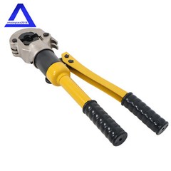 Copper Tube Fittings Crimping Tool w/ 1/2 3/4 & 1-inch Jaw Hydraulic Pipe Cutter
