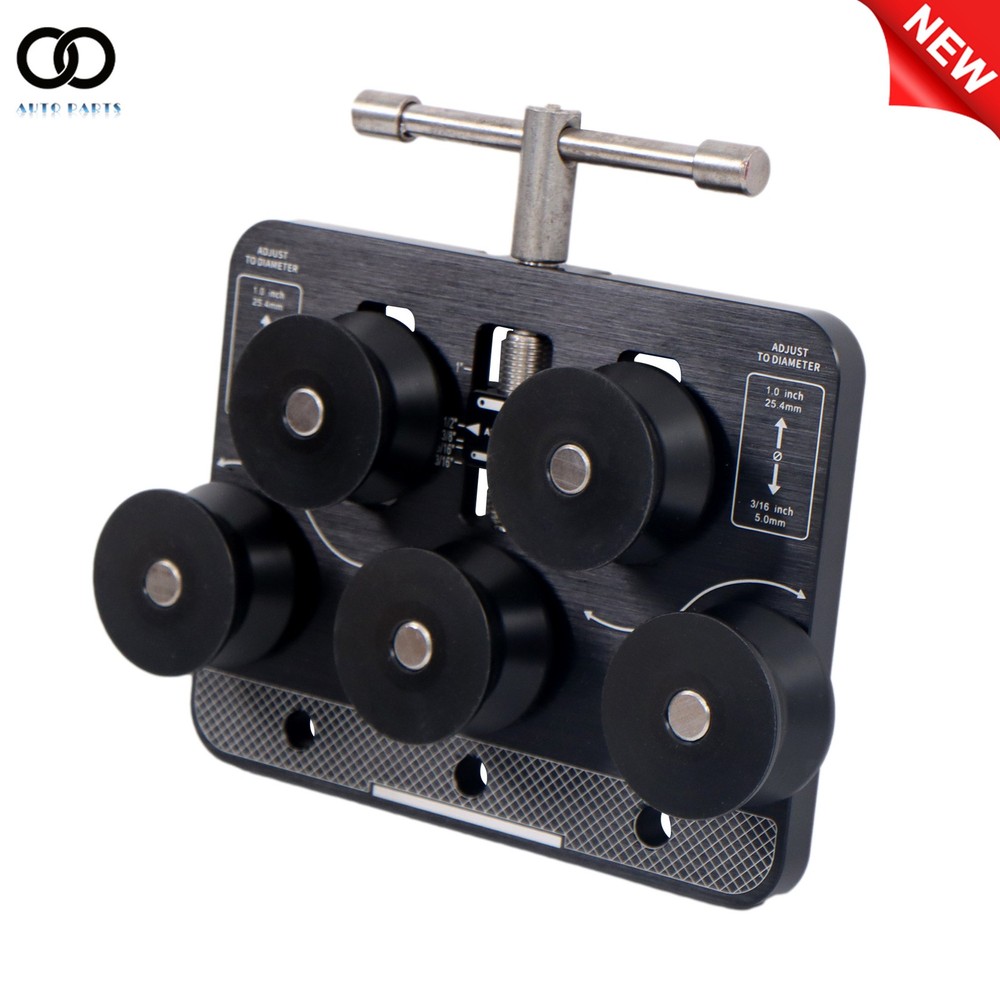 3/16&rdquo;-1.0&rdquo; Tube Straightener for Copper Black Portable Brake Line Straightener