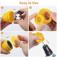 Pipe Threader Plumbing Tool Plastic Pipe Thread Tap Set with 1/2&Prime; 3/4&Prime; 1&Prime; Dies