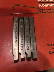 Ridgid 3/8&Prime;-16 UNC Left Hand HSS 500B Bolt Dies No. 48920