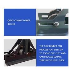 Three-roll Bending Machine Steel Pipe Square Tube Roller Bending Machine TR-40