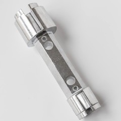BearHut Tub Drain Remover Wrench Removal Tool Dual Ended Dumbell for Silver