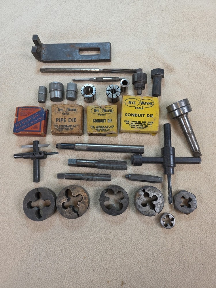 Nye Wayne Pipe Die & Misc. Machinest Tools