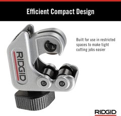 Ridgid &ndash; CC247 RIDGID 40617 Model 101 Close Quarters Tubing Cutter, 1/4-inch to