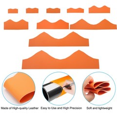 10x 3/4&Prime;-8&Prime; Pipes Saddle Template Pipe Cutting Guide Pipe Coping/Notching Tool