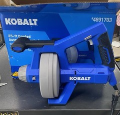 KOBALT 25-ft Corded Auto-Feed Drain Auger #4891703
