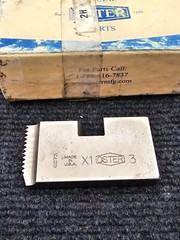 (QTY 4) Oster Die 13025 size 2&Prime; symbol X1 NPSM PVC 6272 2H