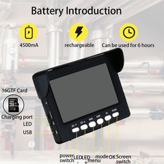 Pipe Inspection Camera 30M Sewer Drain Camera Video Endoscope 4.3inch Monitor