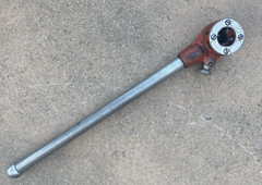 RIDGID OO-R Pipe Threader Ratchet with 3/4&Prime; Die 18-1/2&rdquo; Long handle USA Made