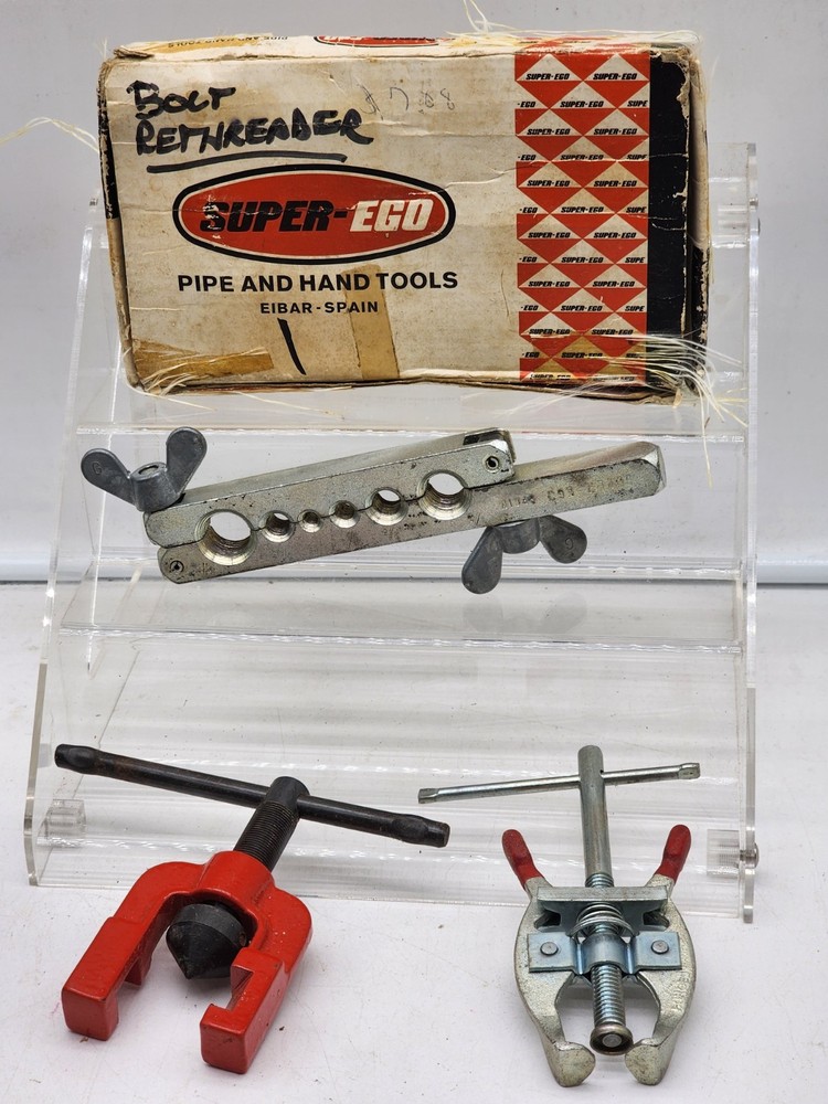 SUPER EGO Pipe & Hand Tools as came in Box!