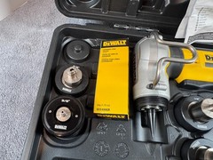MINT &ndash; DEWALT 20V MAX Copper Swage Tool Kit DCE450D1 w/ 6 Heads, Battery & Case