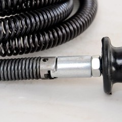 60 Ft Drain Auger Plumbing Snake Clog Cable 5/8 In.Sewer Pipe Cleaner Durable
