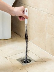 2-Piece Flexible Drain Brush Sink Unblocker Elastic Hose Pipe Straw Cleaning &hellip;