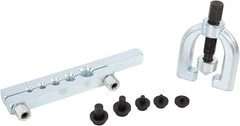 Double Flaring Tool Set, Automotive Brake Line Repair, Multiple Adapters