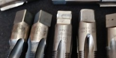 12 Pieces ~ 3/8&Prime;-18 NPT Taper Pipe Tap ~ USA & Japan Made HSS