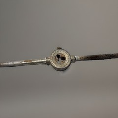 Vintage Round Die Stock Holder &ndash; Adjustable Metal Threading Tool &ndash; Shop Tool