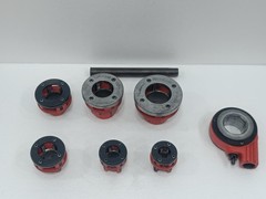 SUPER EGO DIE HEAD SET BSPT/BSP PIPE THREADING DIES&ndash;1/4&Prime; TO 2&Prime;,MADE IN SPAIN