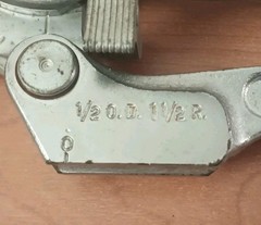 2 RIDGID TUBE BENDERS No. 396 and 398 USA 3/8 O.D. 15/16 R, 1/2 O.D. 1-1/2 R