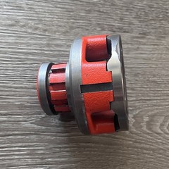 Ridgid Tool Die Head Pipe Threader Ratchet 00-R 00R Size 1&Prime; Made In USA