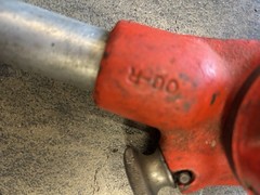Mixed Lot of Ridgid Manual Ratcheting Pipe Threader No.00-R W/ 10 Die Heads