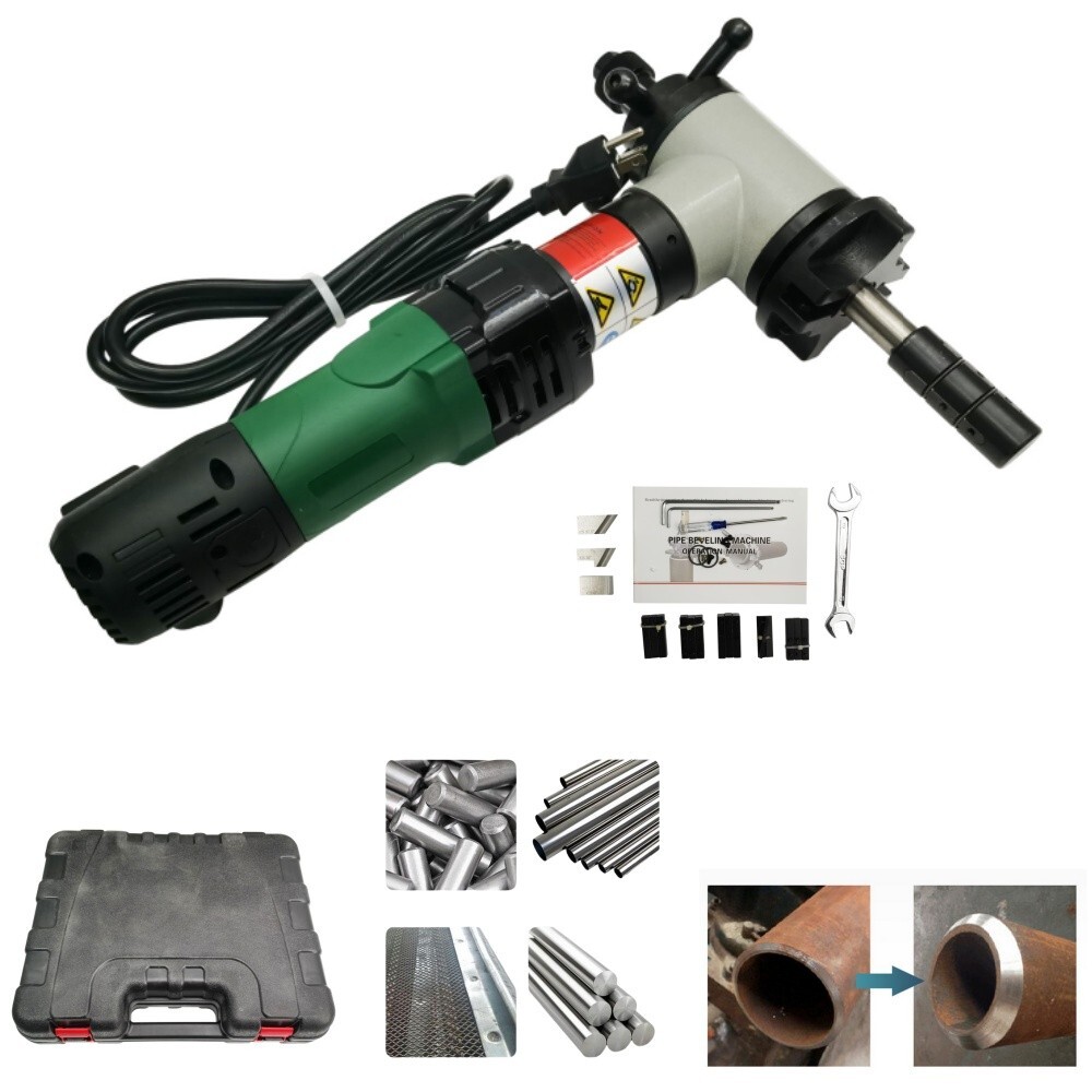 Pipe Cutting Groove Machine Electric Round Tube Beveler Tube Inner Expansion Bev