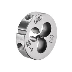 6#-32 UNC Round Dies Machine Thread Threading Dies 0.8&Prime; OD Steel