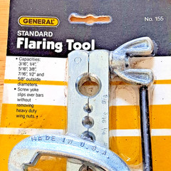 General Tool Co. Standard Flaring Tool Model # 155 7 Flare Sizes 3/16&Prime;- 5/8&Prime;
