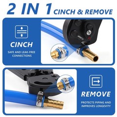 2 IN 1 Ratchet PEX Crimping Tool Kit &ndash; Cinch and Remove Dual Function Suitabl&hellip;