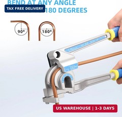 DOMINOX 3-IN-1 Tube Bender, Outer Diameter 1/4&Prime;, 3/8&Prime;, 1/2&Prime;, 0-180&deg; Manual Pipe