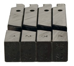 Steel Dragon Tools&reg; 1/2&Prime;- 3/4&Prime; Pipe Dies for 6790 Pipe Threader