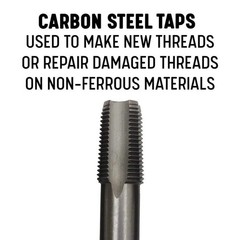 1/4 in. Carbon Steel NPT Pipe Tap and 7/16 in. High Speed Steel Drill Bit Set
