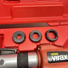 Virax M20+ Press-Fitting Tool Kit &ndash; 1/2&rdquo; 3/4&rdquo; 1&rdquo; Copper Jaws Case 2 Batteries