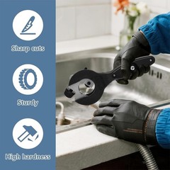 Ratcheting Pipe Cutter, 2 in 1 Close Quarters Tube Compact Cutter, Large Bearing