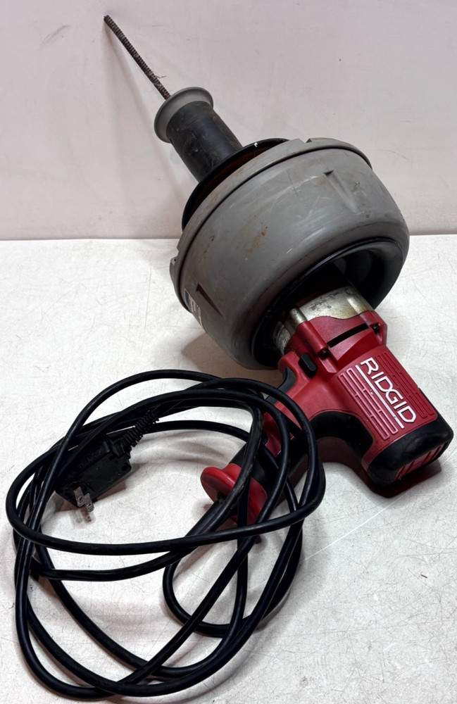RIDGID K-45 Electric Drain Cleaning Machine Sewer Auger Snake Cable 120V Works