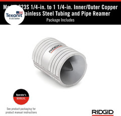 29983 Model 223S Inner/Outer Tubing and Pipe Reamer for 1/4&Prime; to 1-1/4&Prime; Stainless