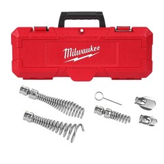 Milwaukee 1-1/4 Inch &ndash; 2 Inch Head Attachment Kit For 5/8 Inch Sectional Cable