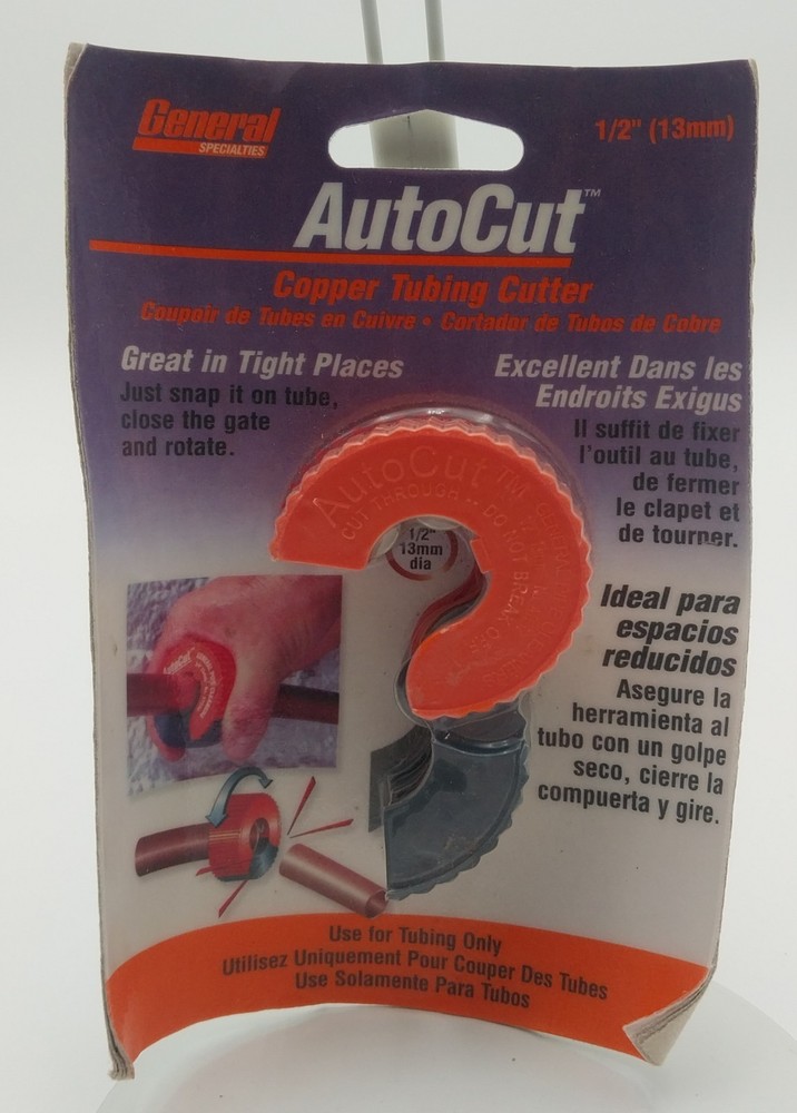 General Specialties 1/2&Prime; AutoCut Copper Tubing Cutter ATC12 &ndash; New