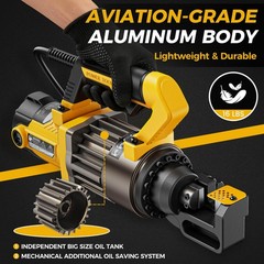 1000W Hydraulic Rebar Cutter, Cutting up to 5/8 Inch 4-16mm #5 Rebar, with Re&hellip;
